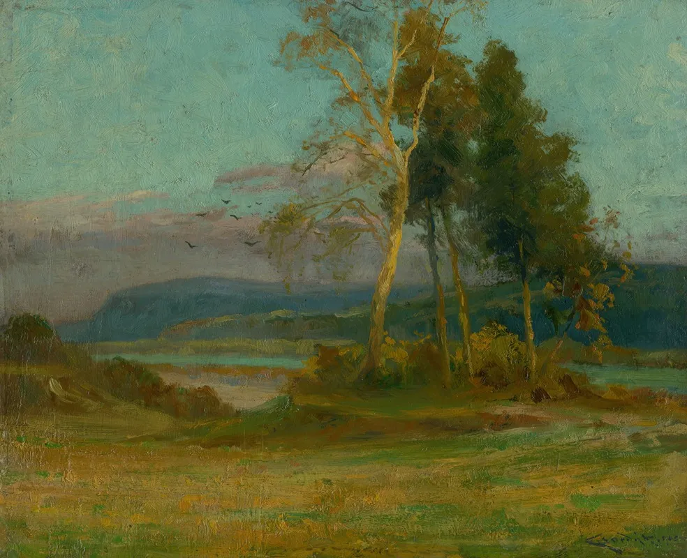 Landscape From Turne by Ľudovít Čordák - Canvas Print
