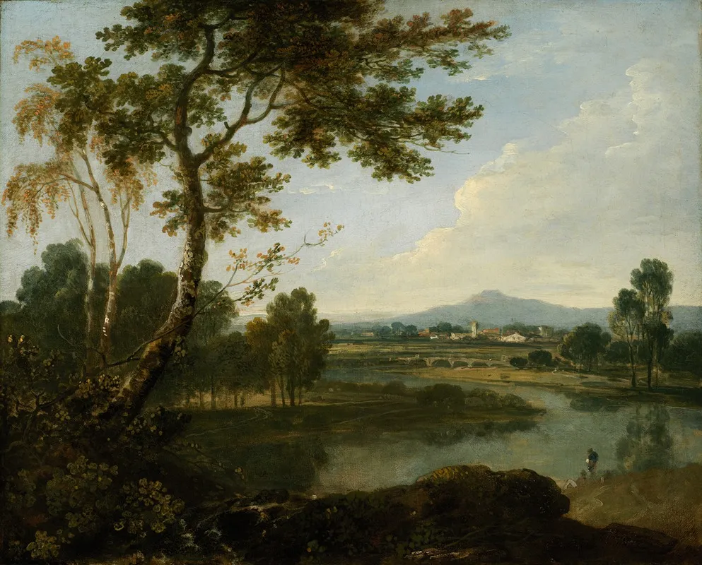 Landscape In Italy by Richard Wilson - Canvas Print