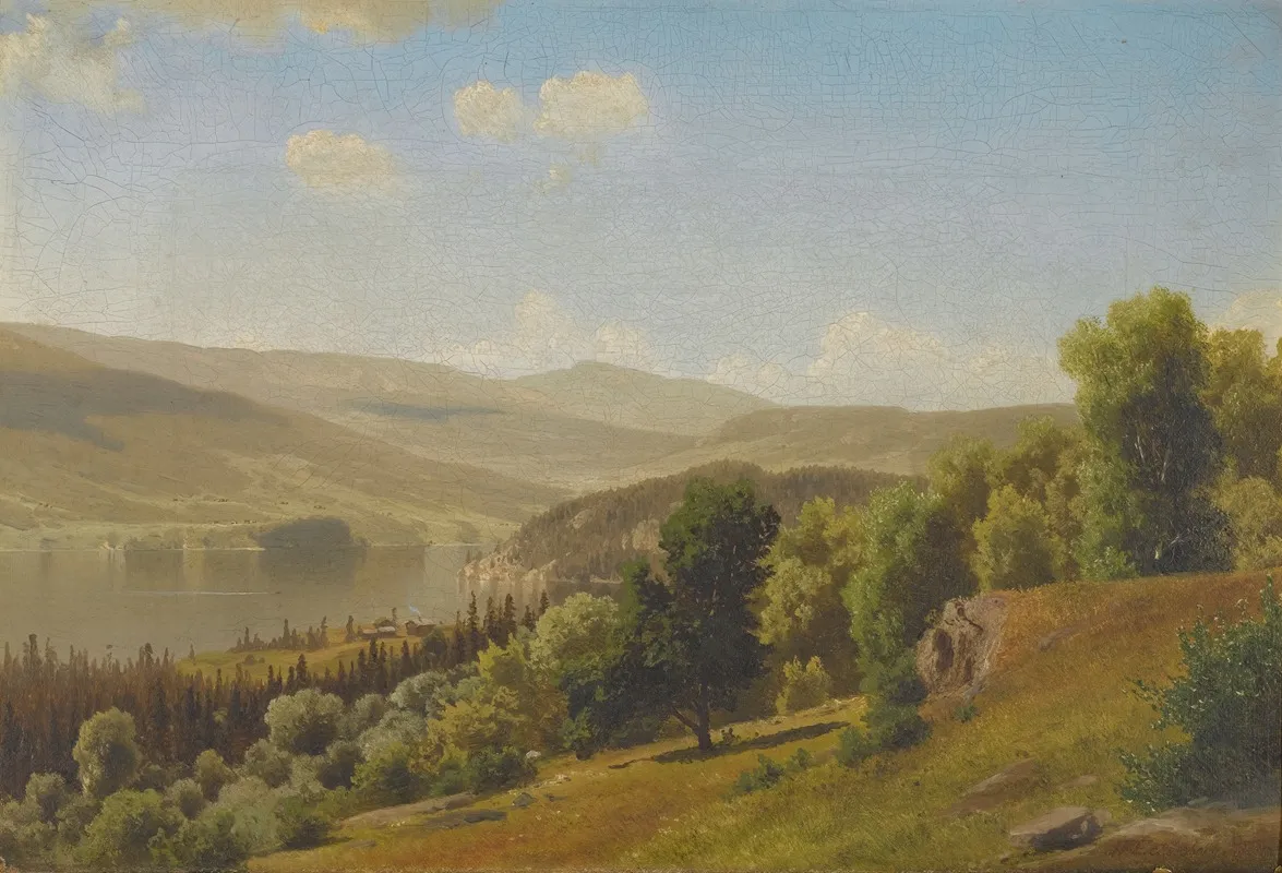 Landscape In Norway by Johan Fredrik Eckersberg - Canvas Print