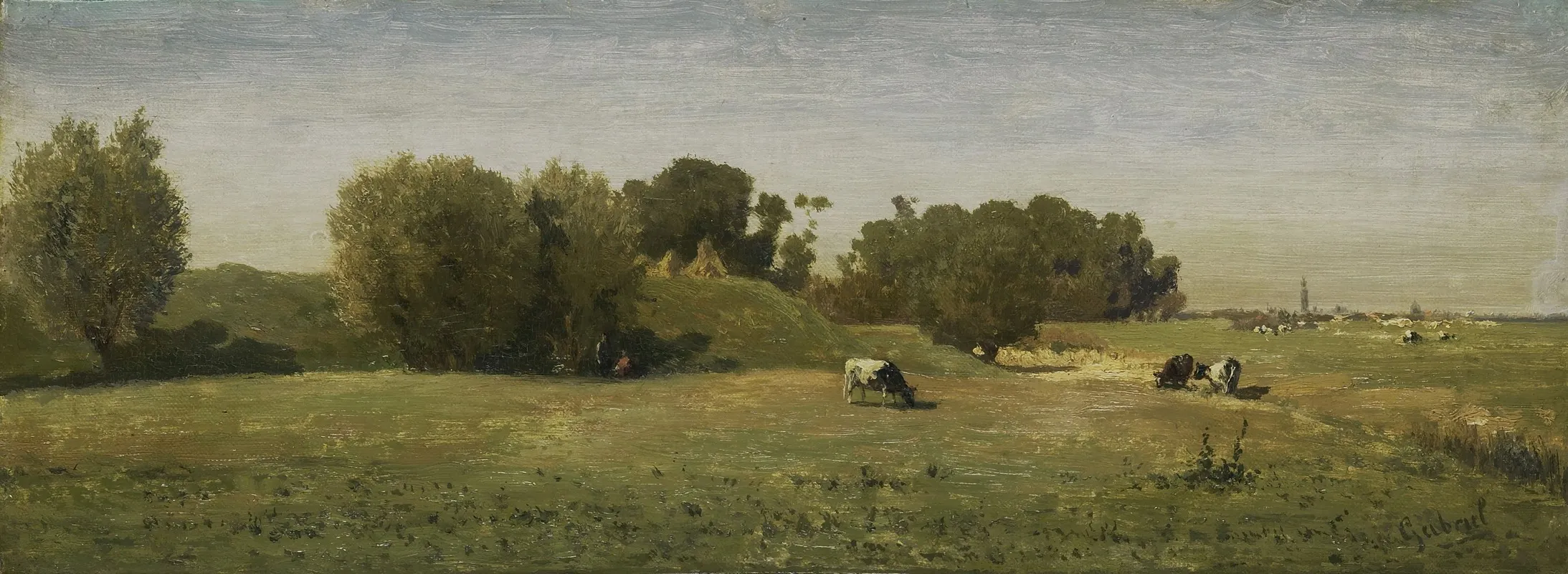 Landscape Near Abcoude by Paul Joseph Constantin Gabriël - Canvas Print