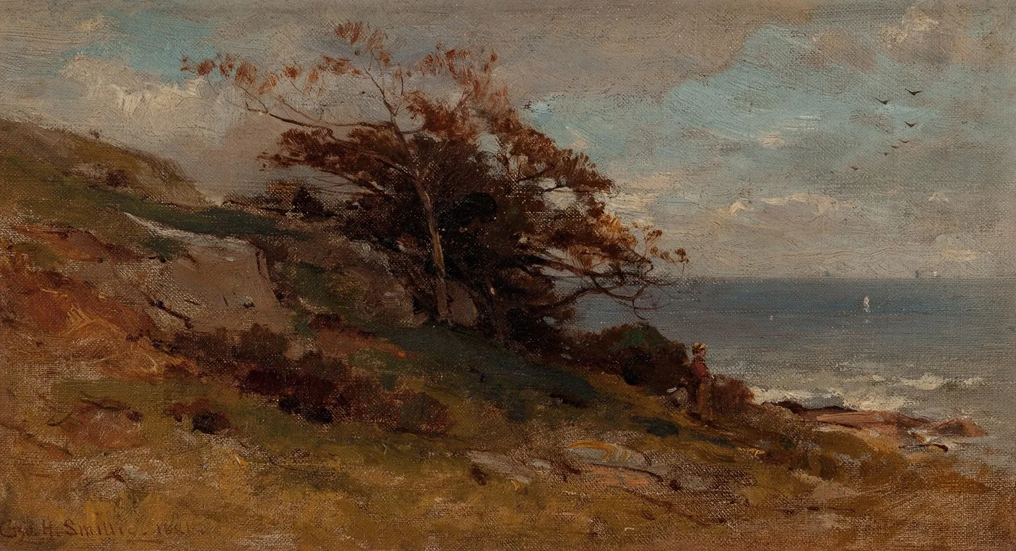 Landscape Near Sea by George Henry Smillie - Canvas Print