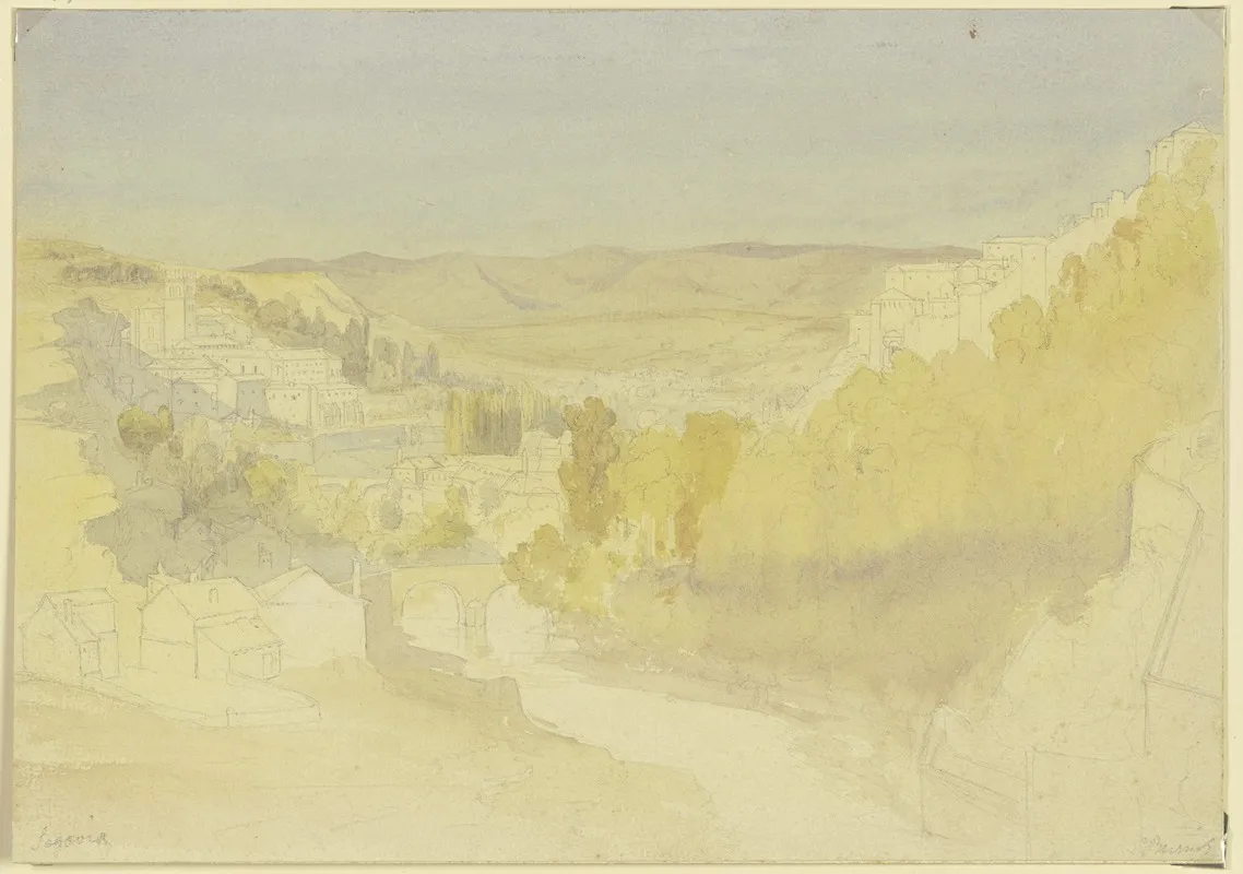 Landscape Near Segovia by Peter Burnitz - Canvas Print