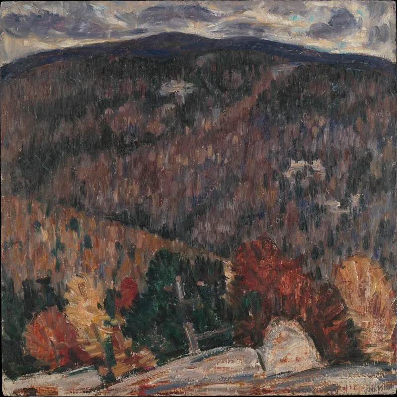 Landscape No 25 by Marsden Hartley - Canvas Print