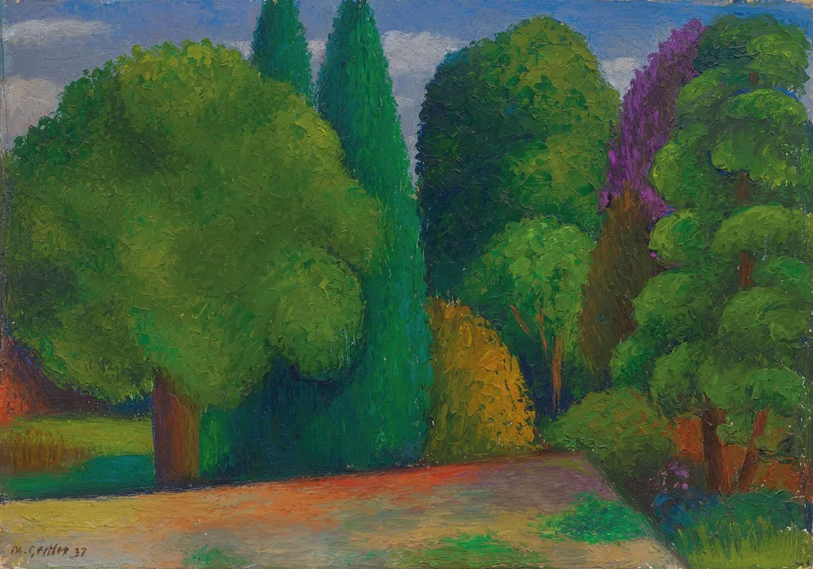 Landscape Row Of Trees 2