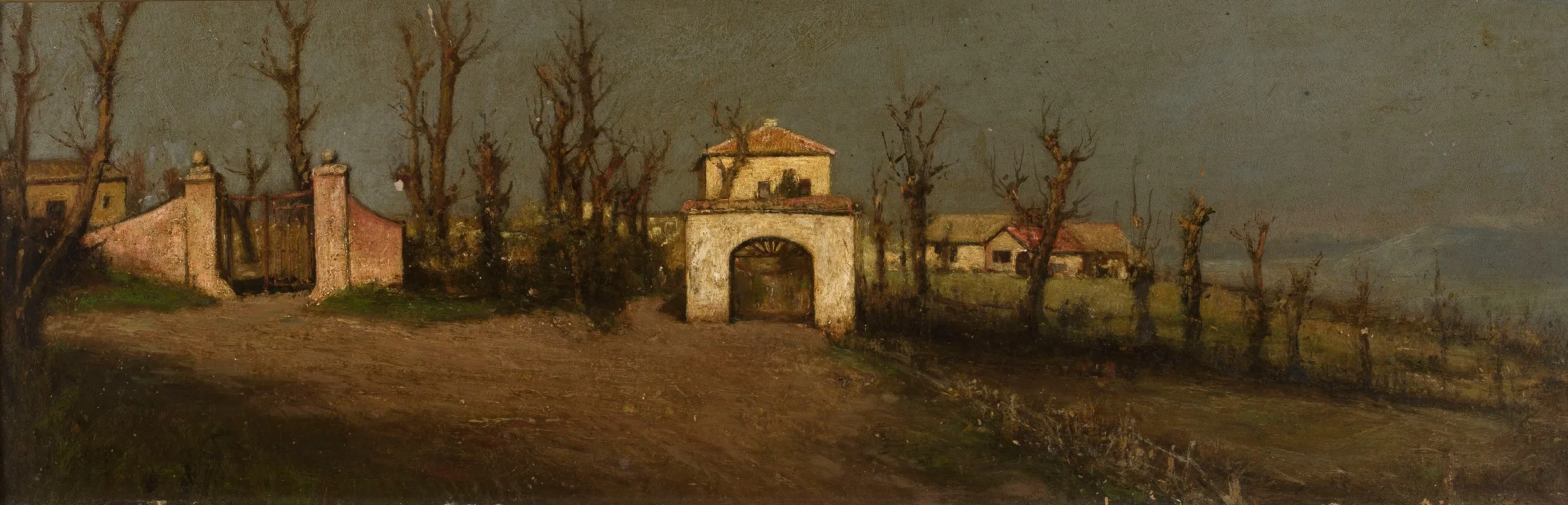 Landscape Winter In The Countryside