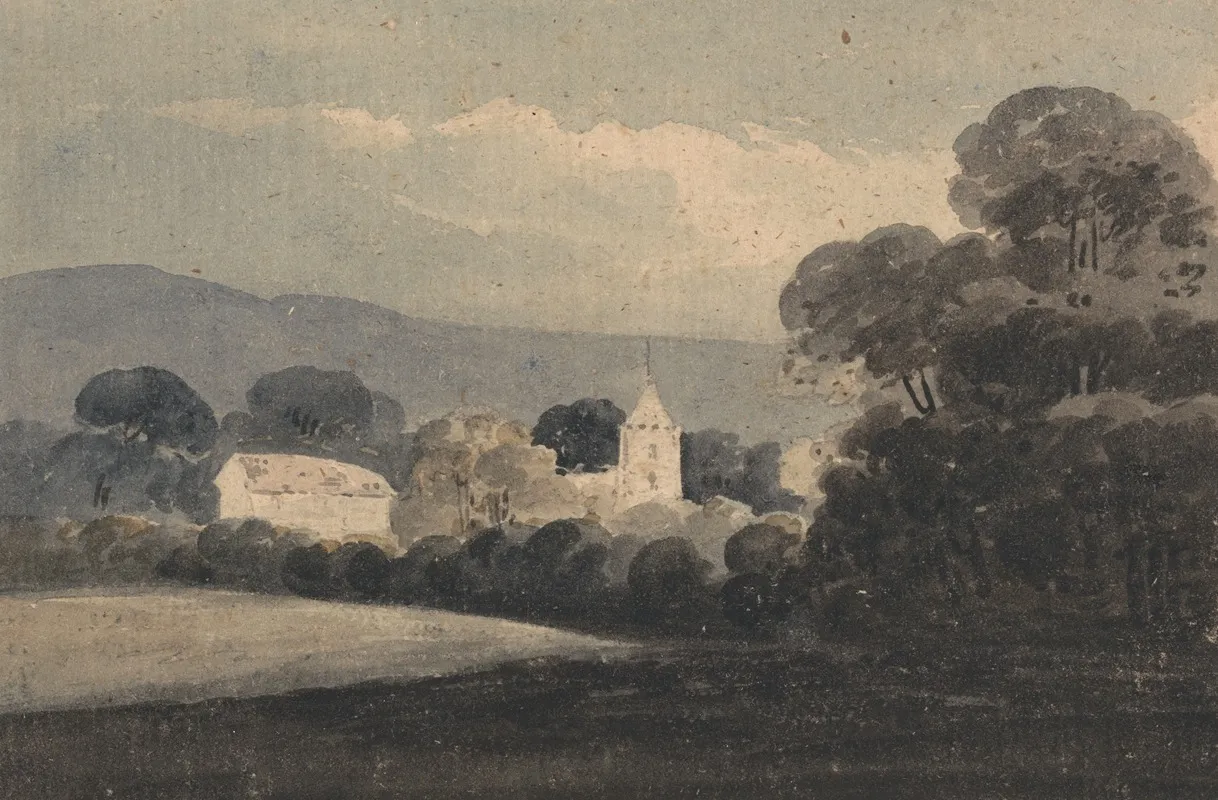 Landscape With A Church Among Trees