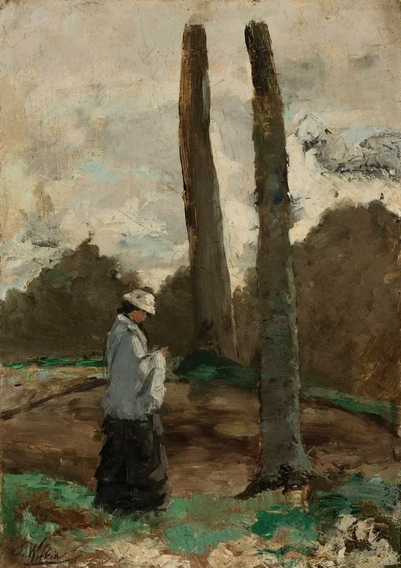 Landscape With A Female Figure
