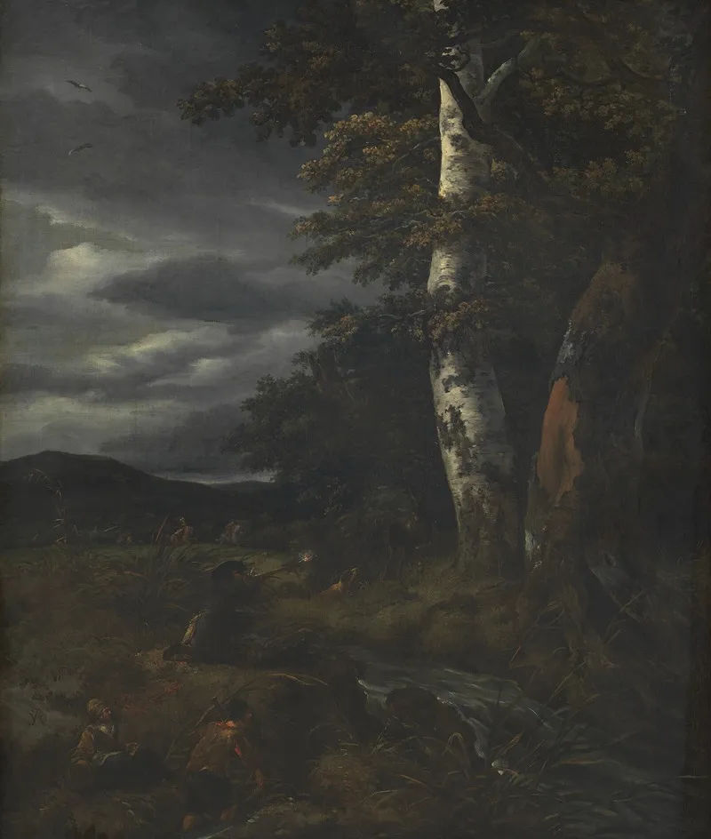 Landscape With A Hunting Scene