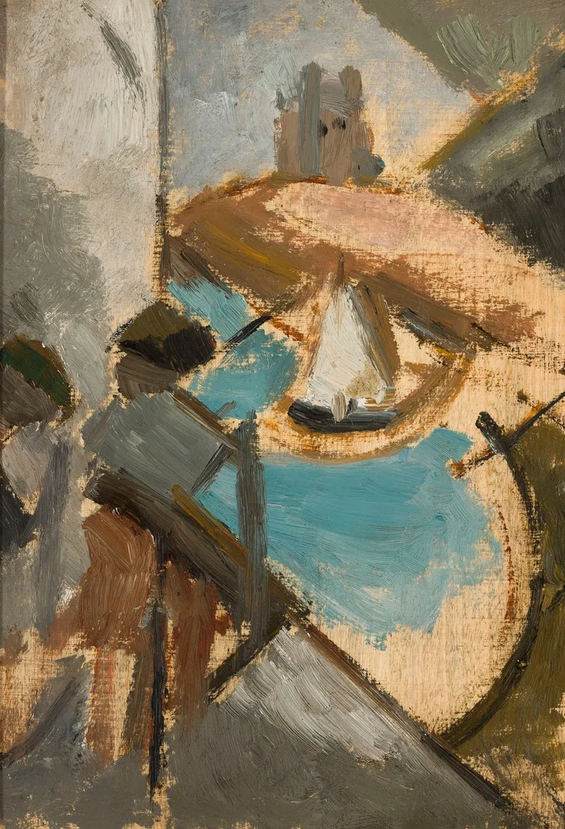 Landscape With A Sailing Boat