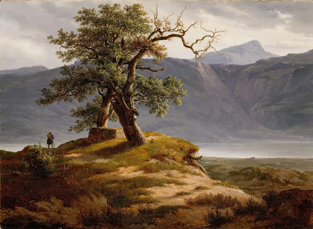 Landscape With A Wanderer
