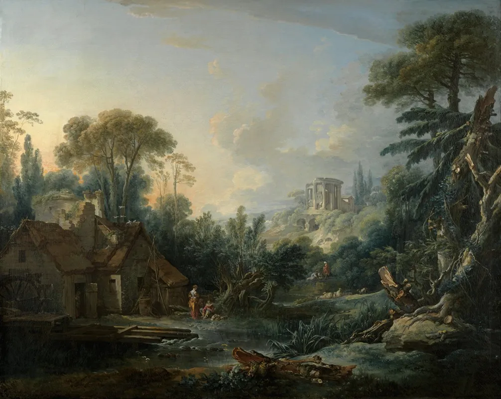 Landscape With A Water Mill