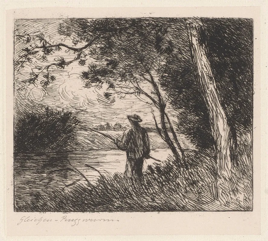 Landscape With An Angler