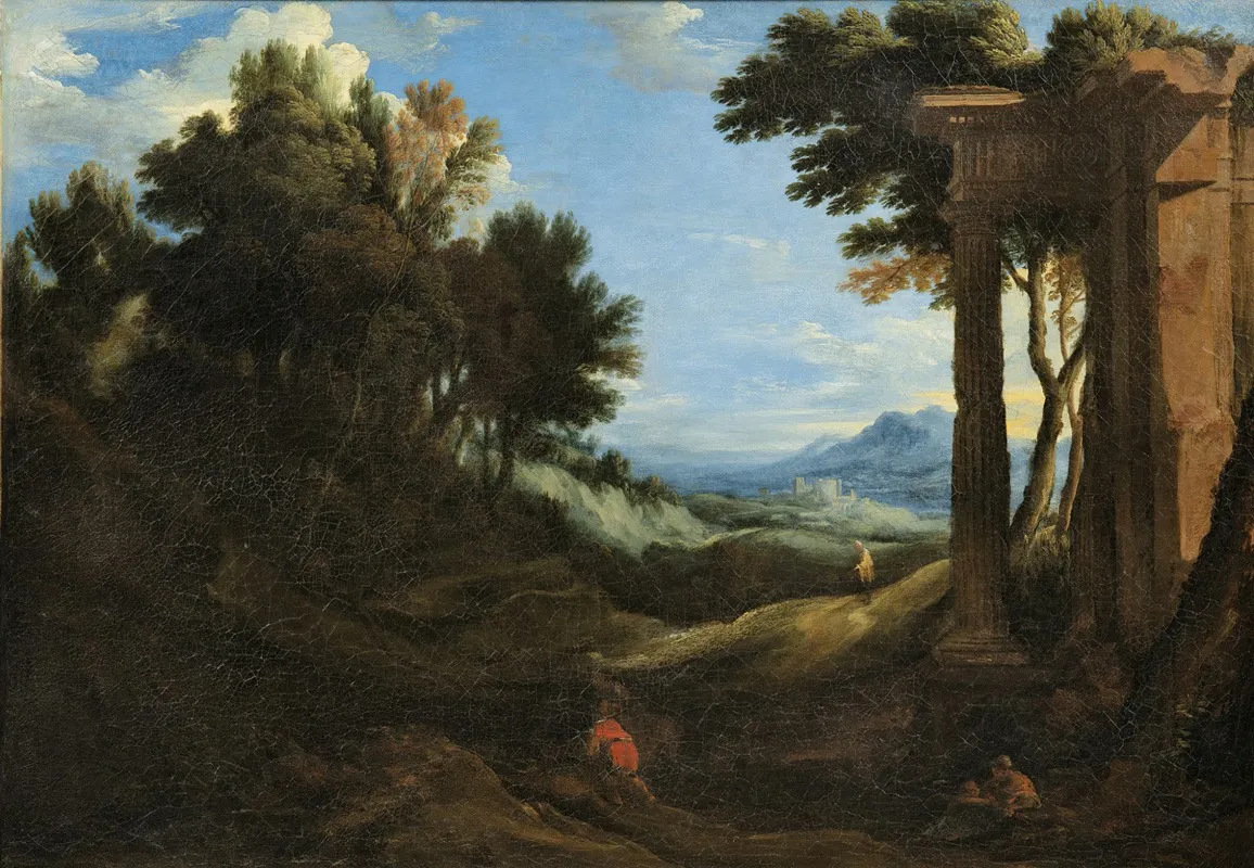 Landscape With Antique Ruins