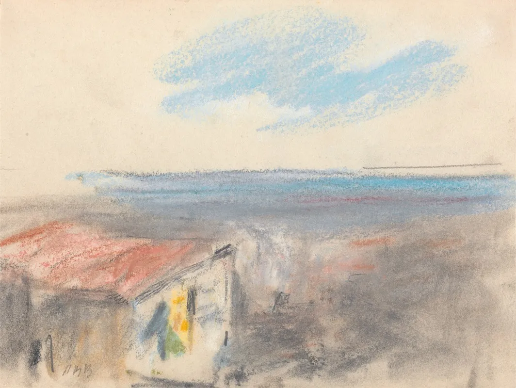 Landscape With Blue Cloud