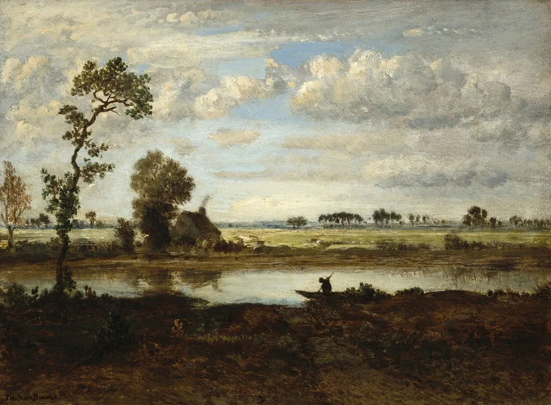 Landscape With Boatman