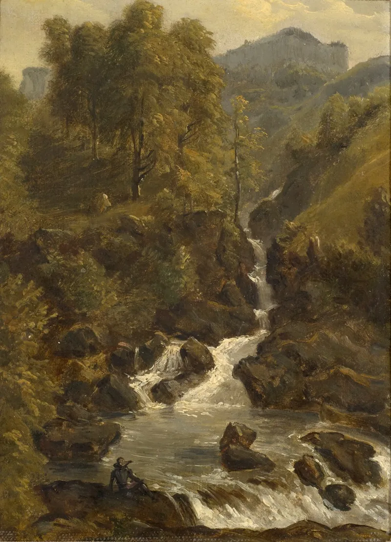 Landscape With Brook by Wilhelm Ulrich Oppermann - Canvas Print