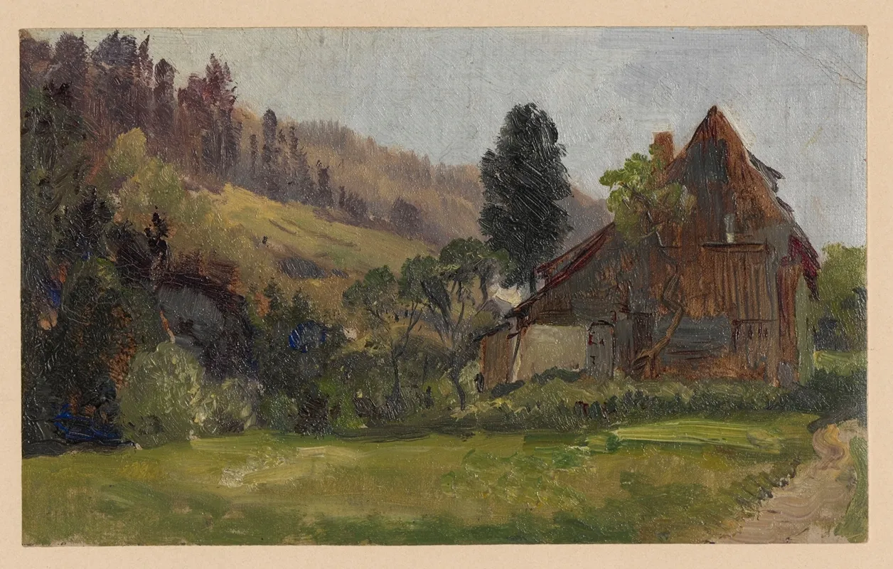 Landscape With Buildings In Zlate Hory