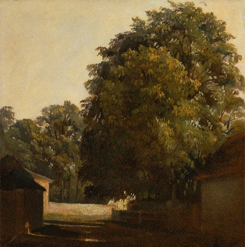 Landscape With Chestnut Tree by Peter DeWint - Canvas Print