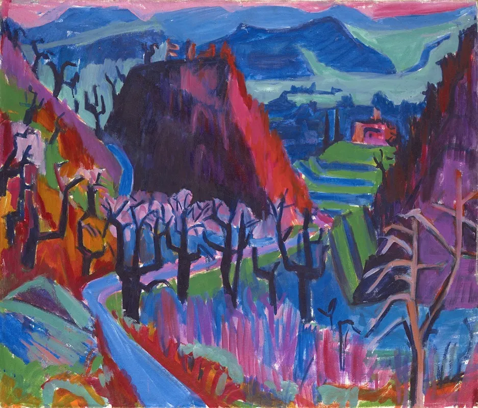 Landscape With Chestnut Trees