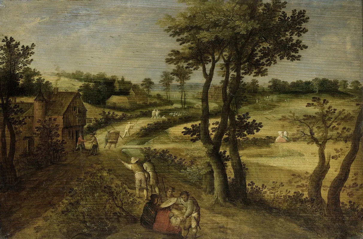 Landscape With Corn Fields