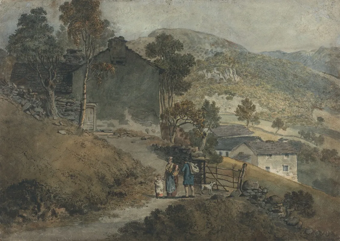 Landscape With Cottages And Figures