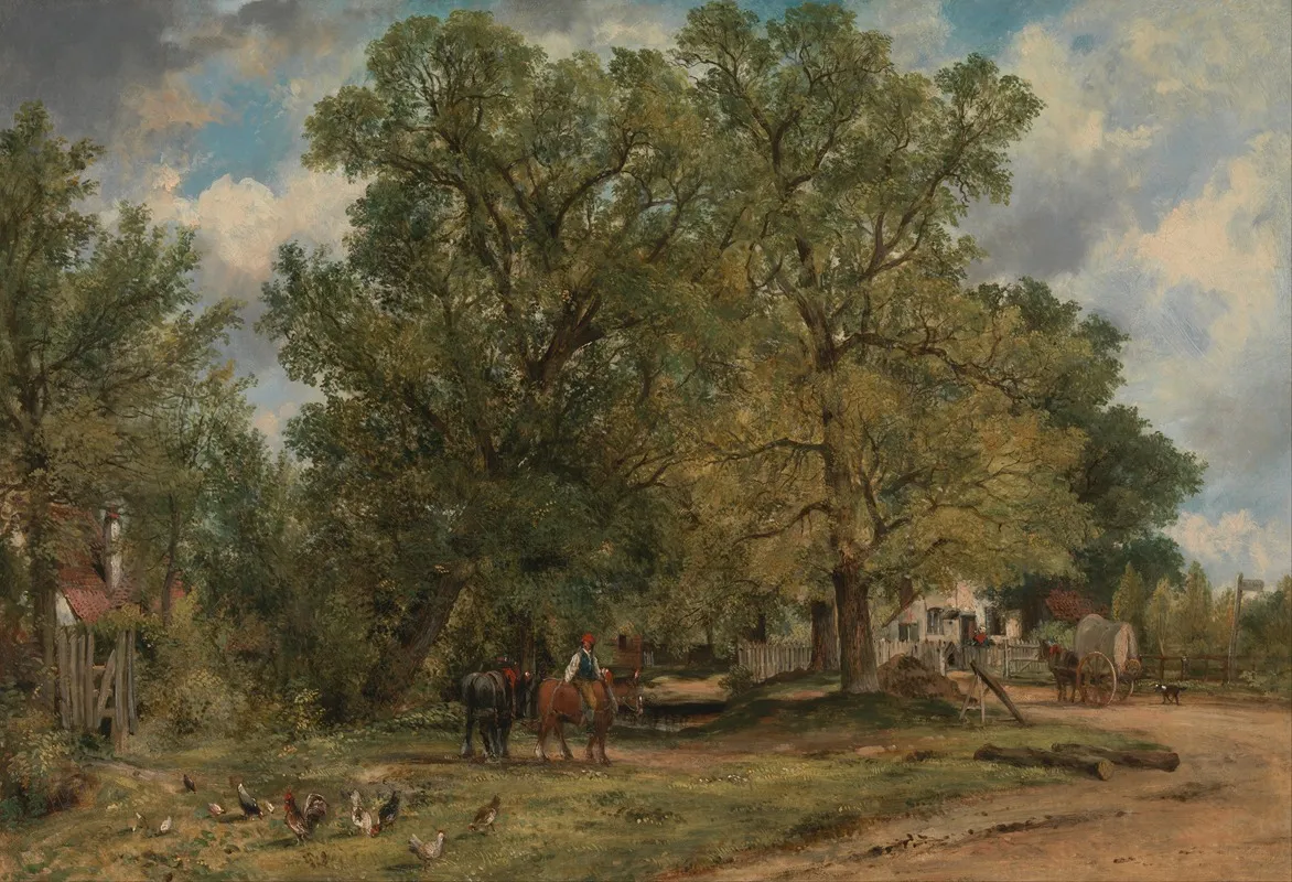 Landscape With Cottages