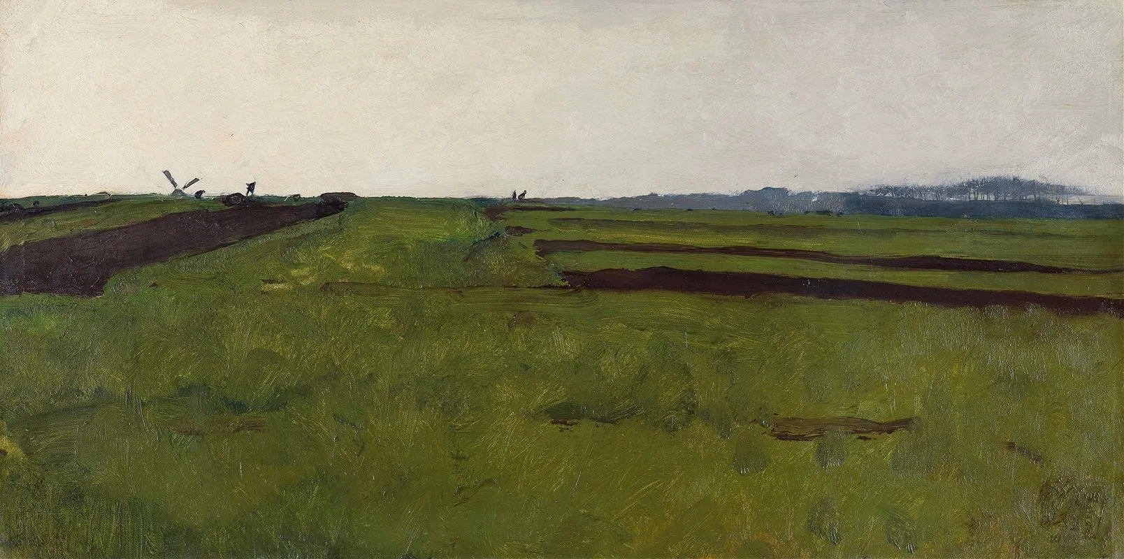Landscape With Fields by Willem Witsen - Canvas Print