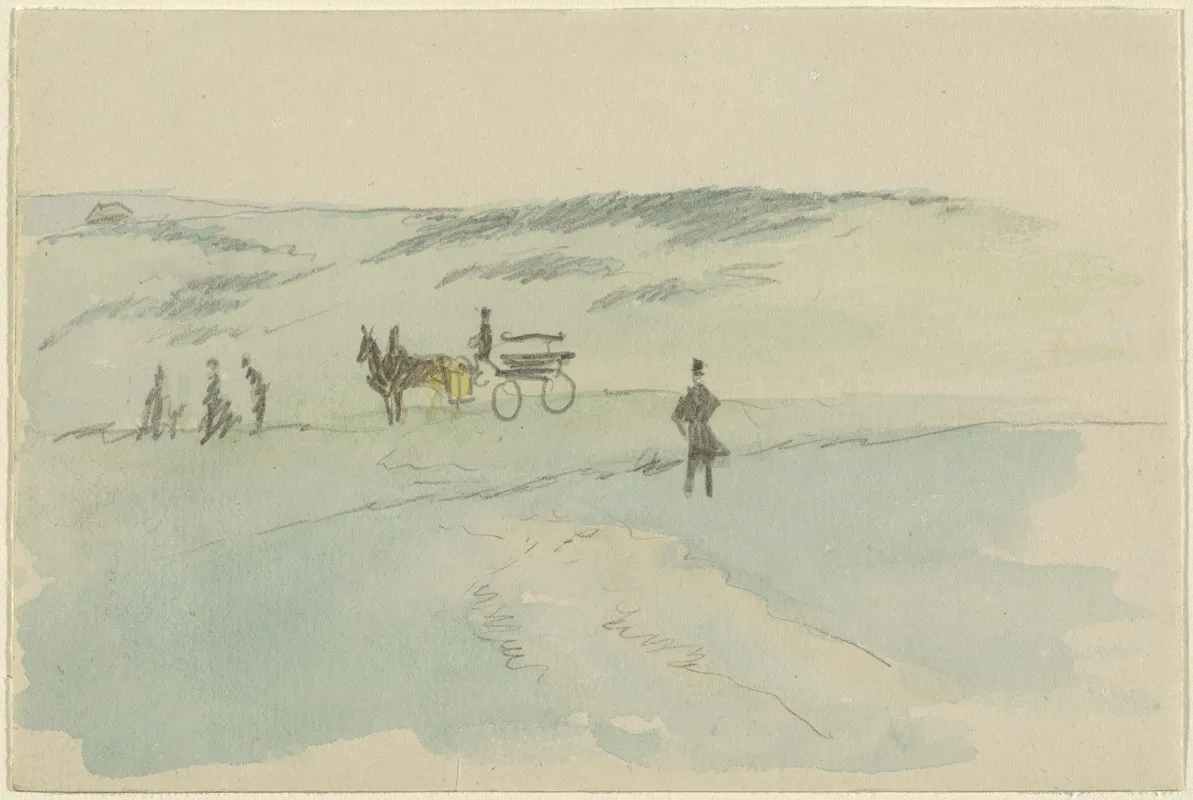 Landscape With Figures And A Carriage