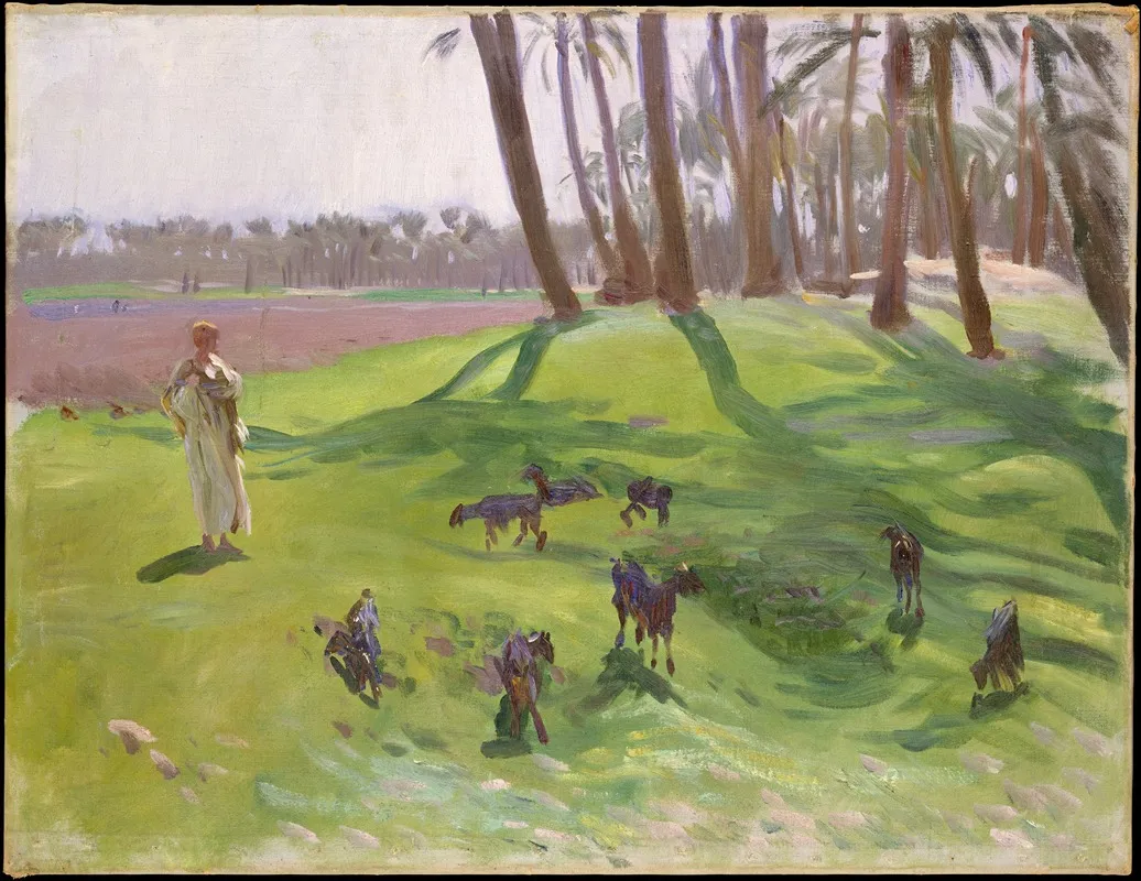 Landscape With Goatherd 2