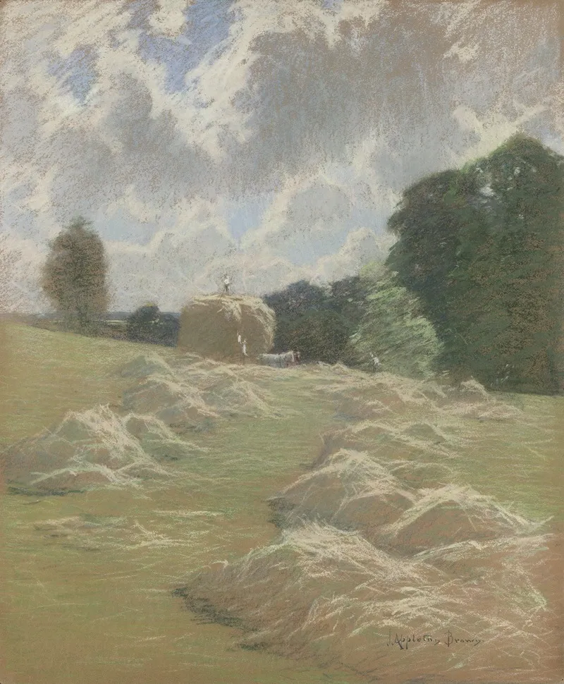 Landscape With Hay