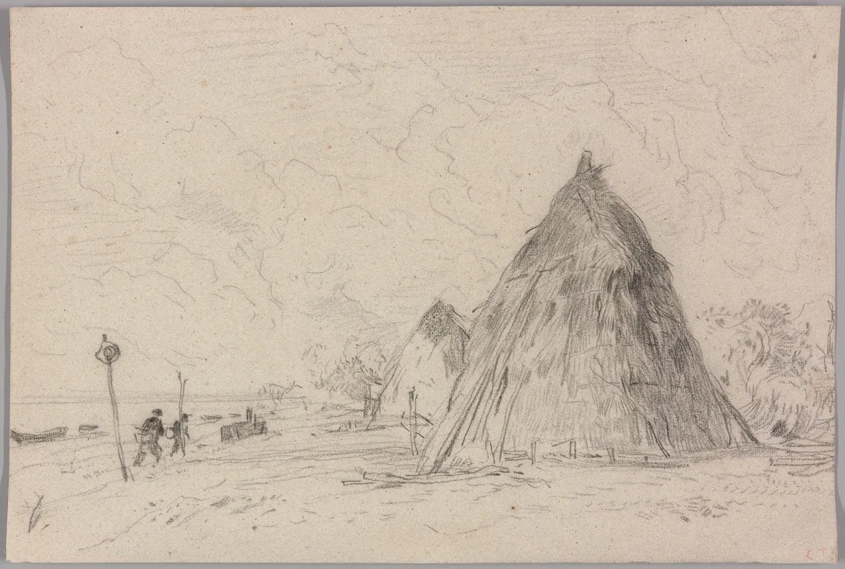 Landscape With Haystacks