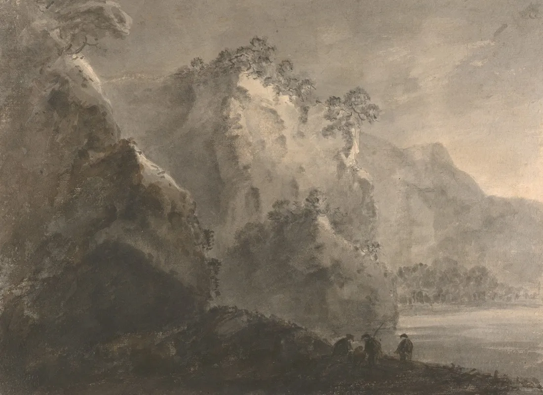 Landscape With Hills And A Lake