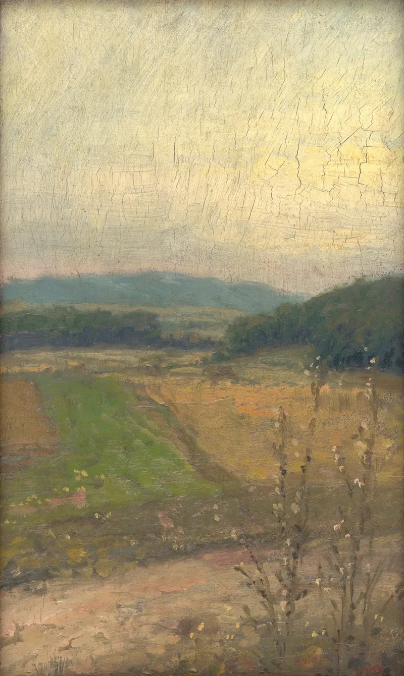 Landscape With Hills In The Background