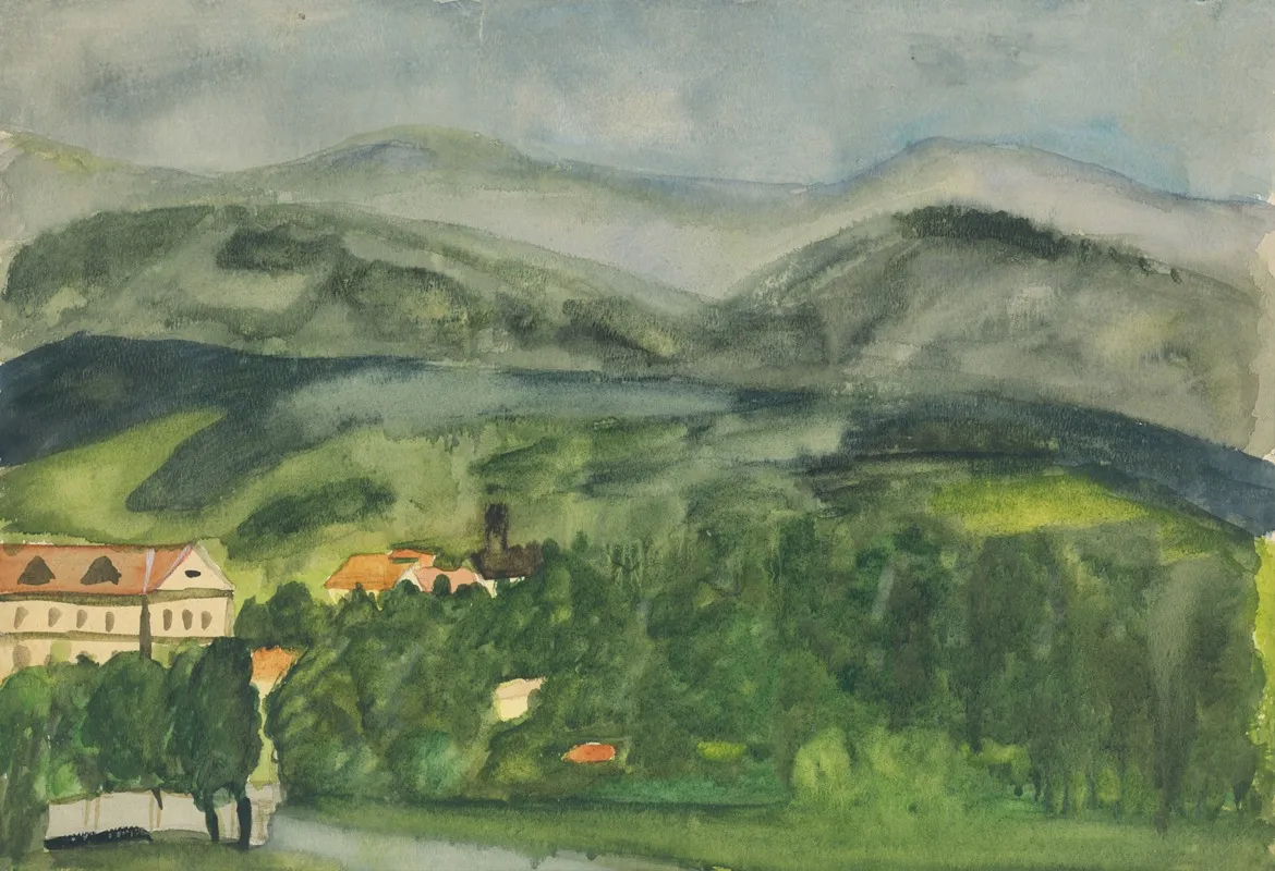 Landscape With Houses