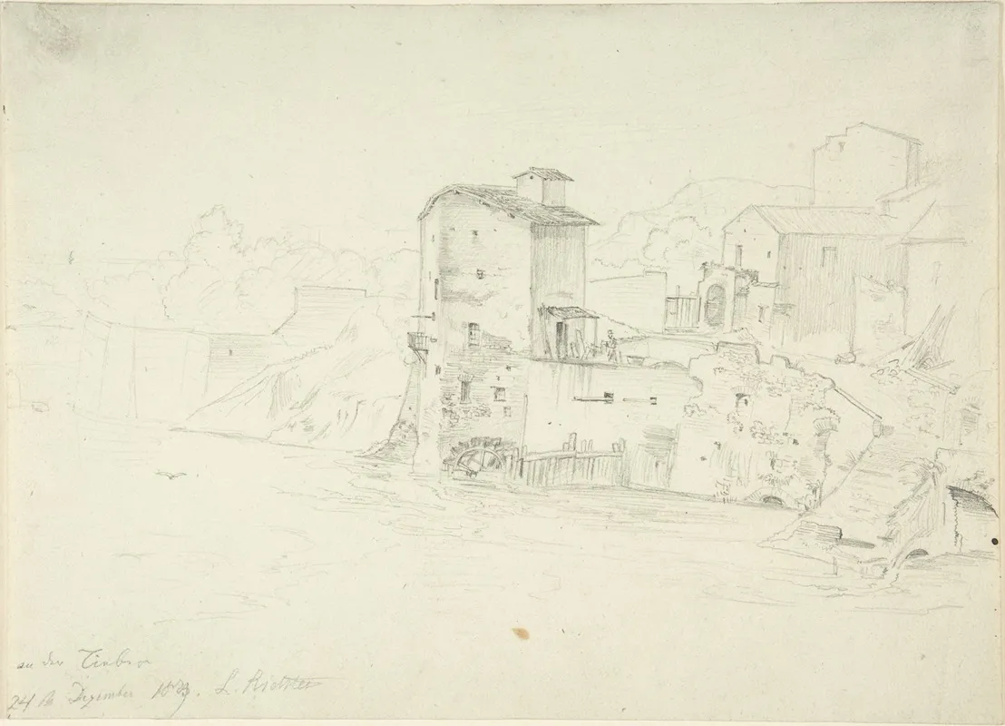 Landscape With Mill And Buildings