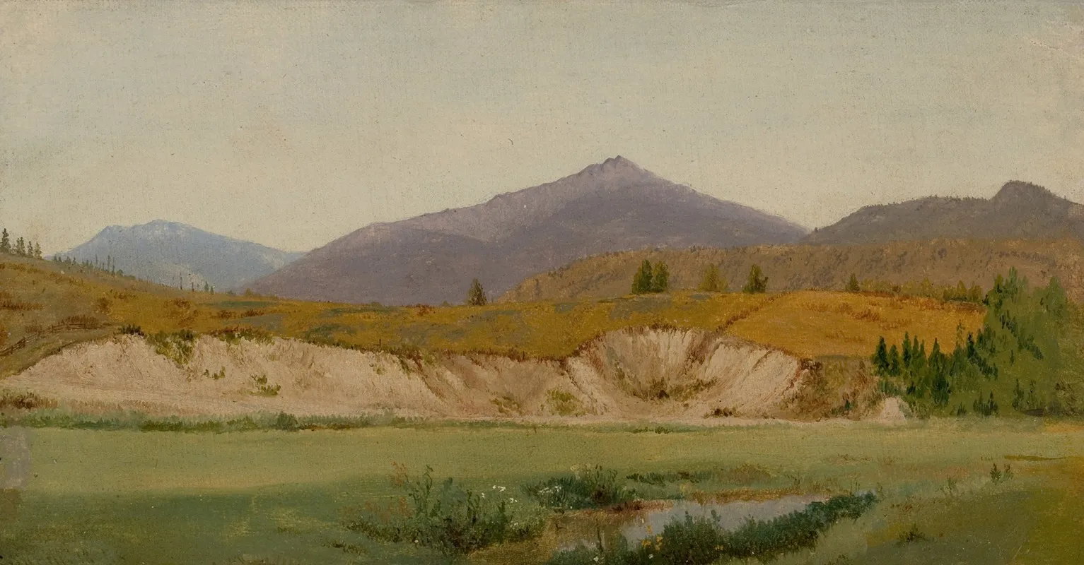Landscape With Mountains 3 by John William Hill - Canvas Print