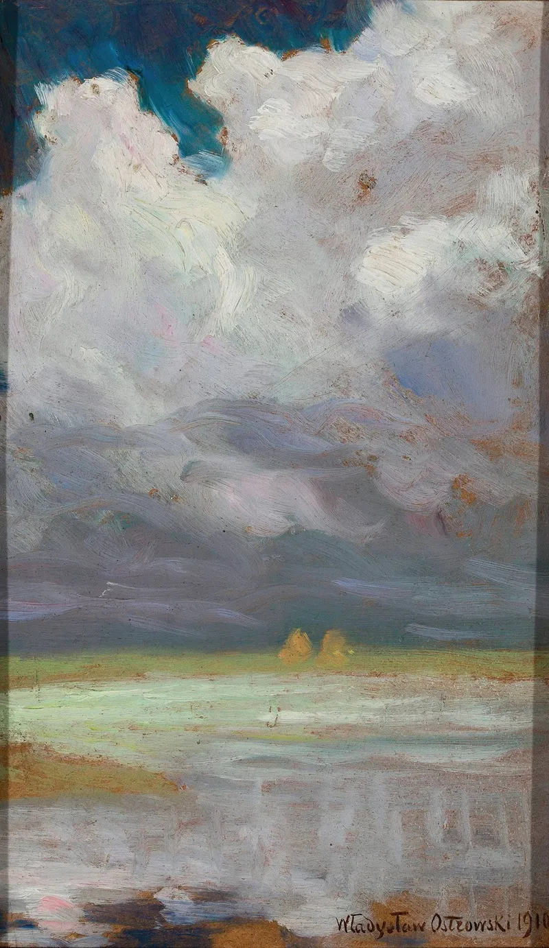 Landscape With Overcast Sky