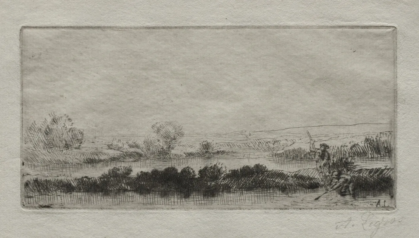 Landscape With Peat Bog In The Marsh