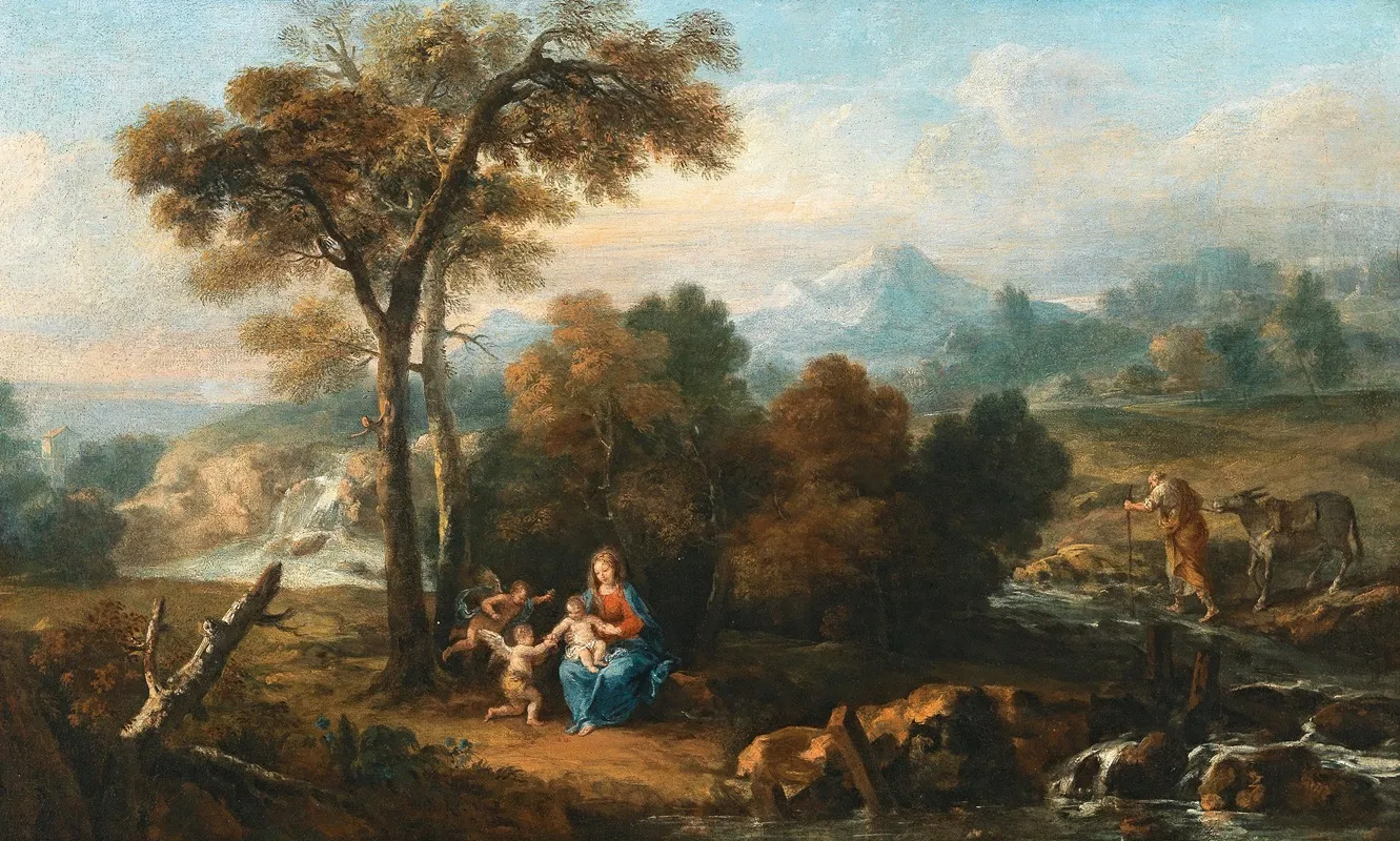 Landscape With The Rest On The Flight Into Egypt 2