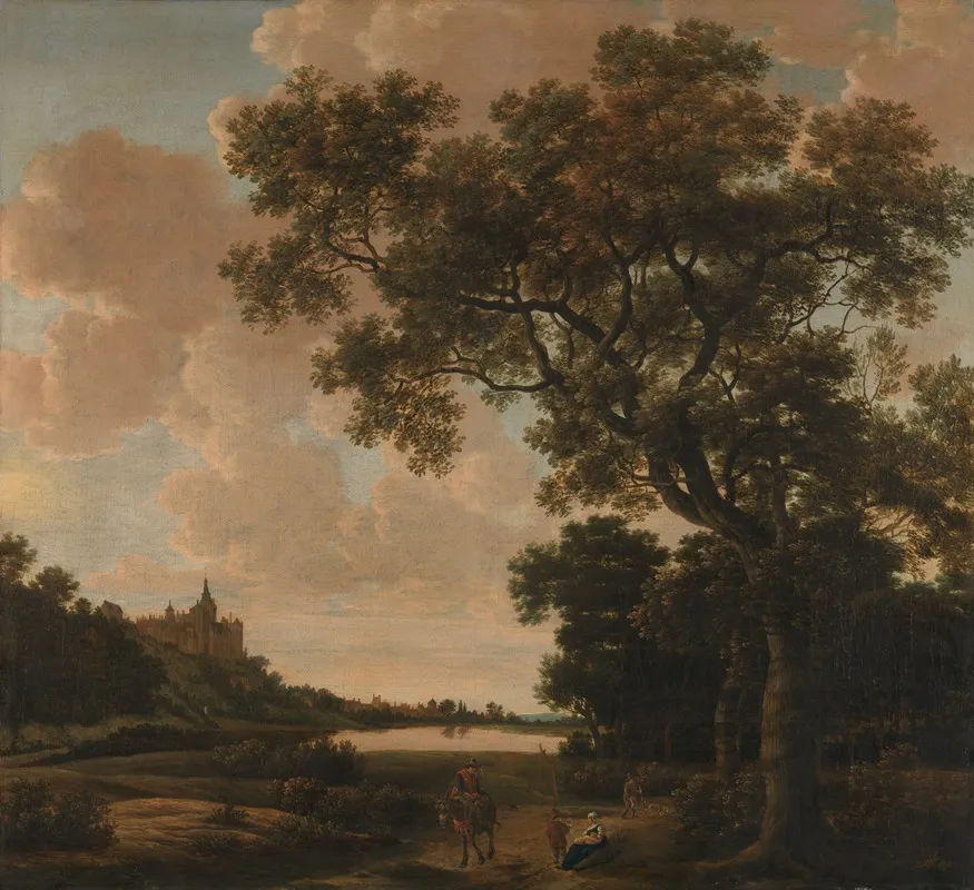Landscape With The Schwanenburg Cleves