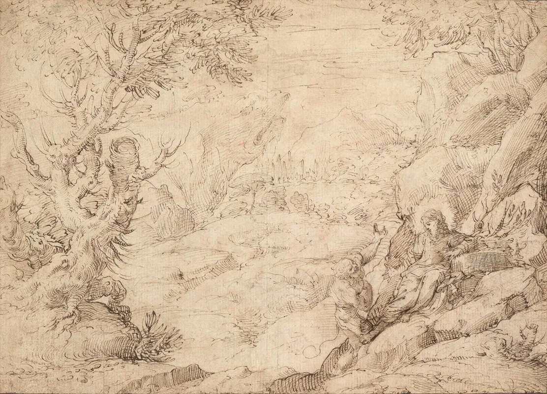 Landscape With The Temptation Of Christ
