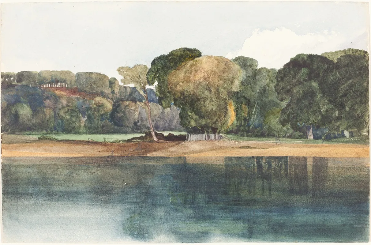 Landscape With Trees And Water