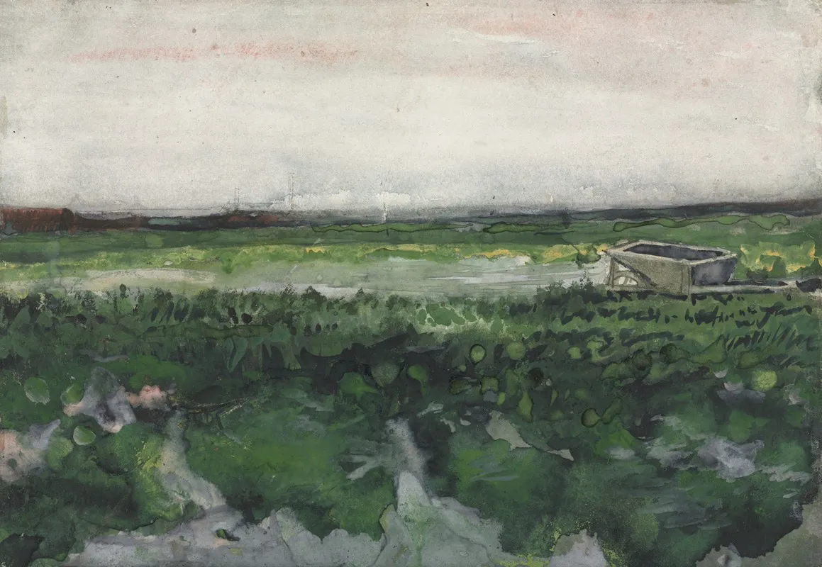 Landscape With Wheelbarrow