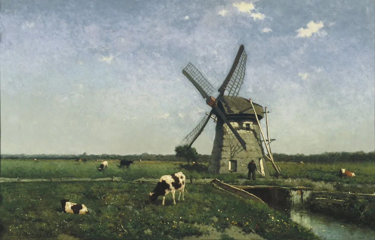 Landscape With Windmill Near Schiedam 2