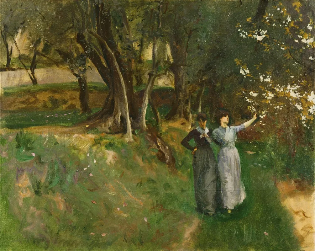 Landscape With Women In Foreground