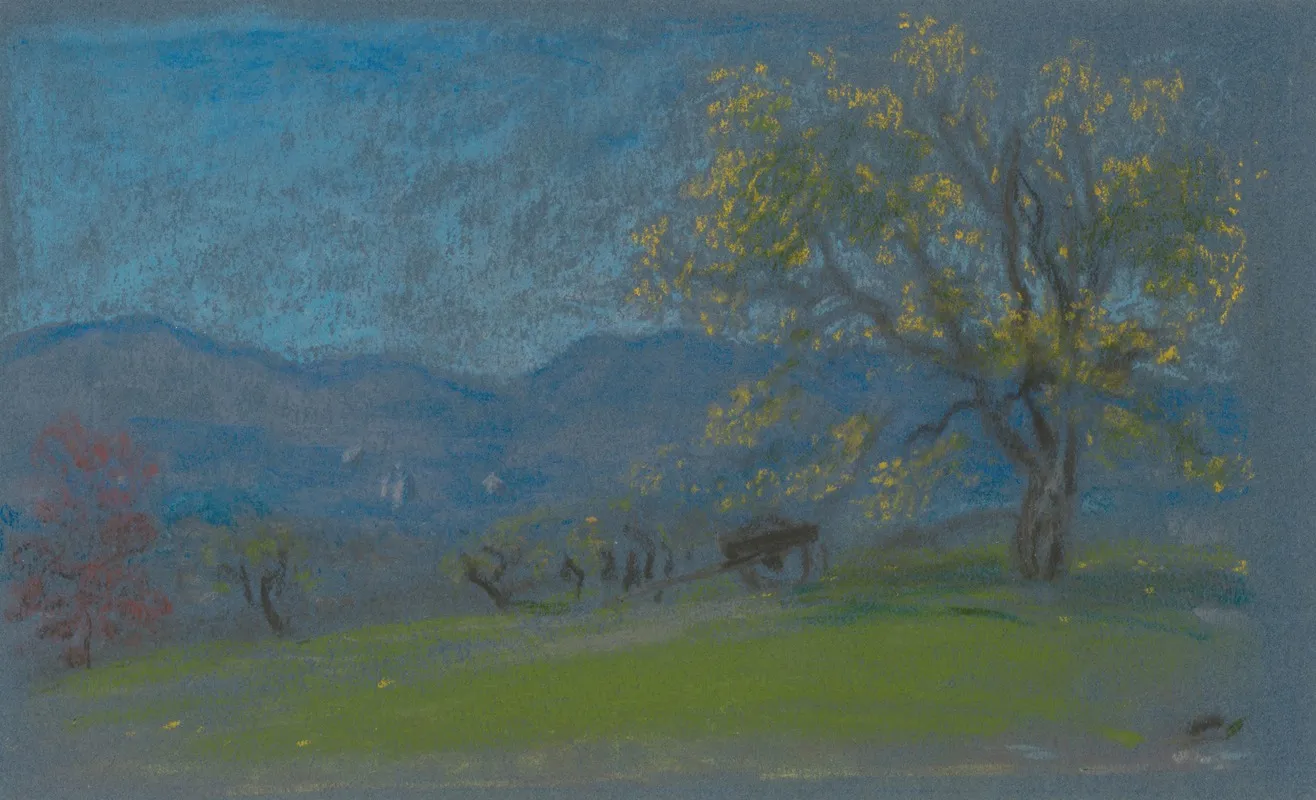 Landscape With Yellow Tree