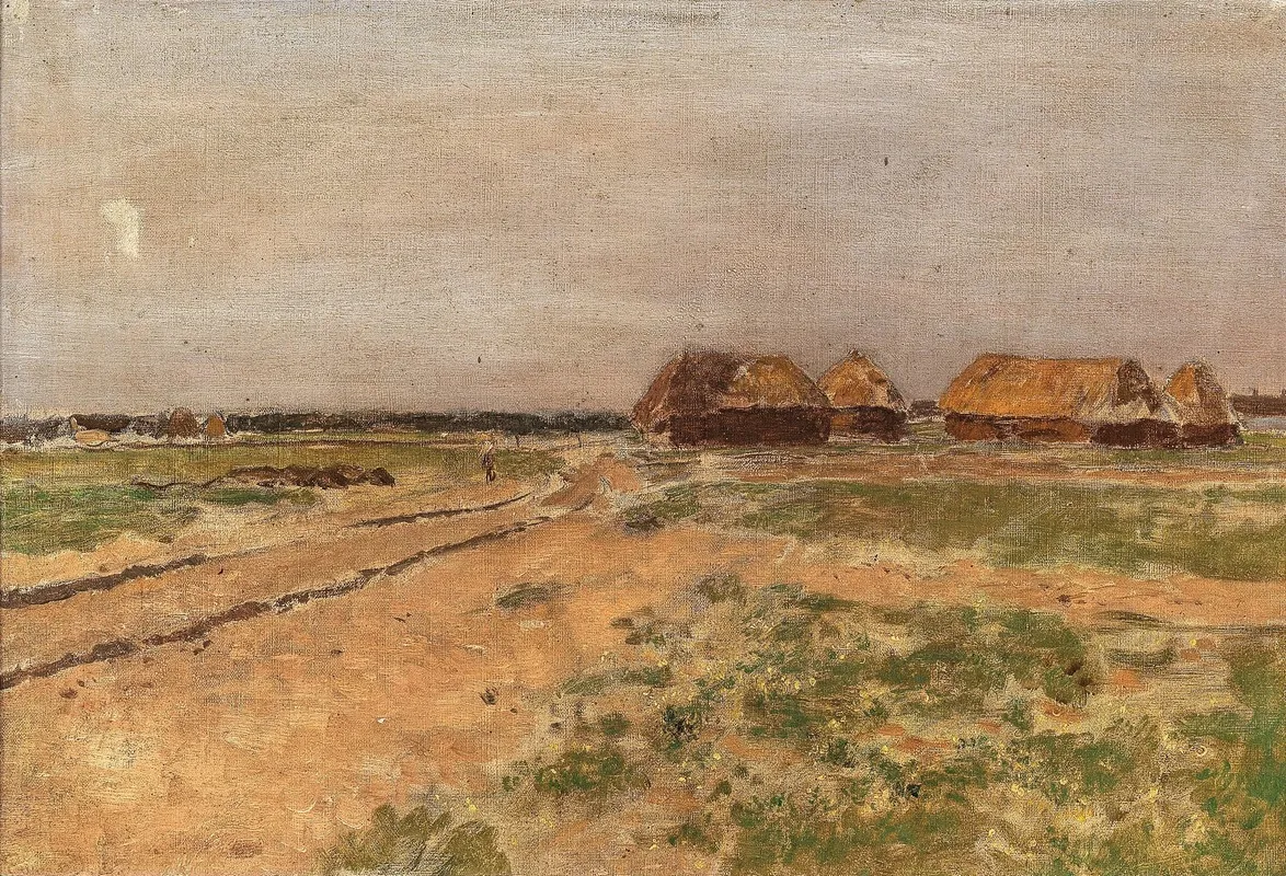 Landschaft 19 by Eugen Jettel - Canvas Print