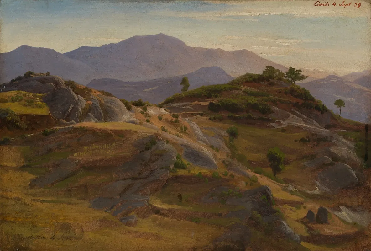 Landschaft Bei Civitella