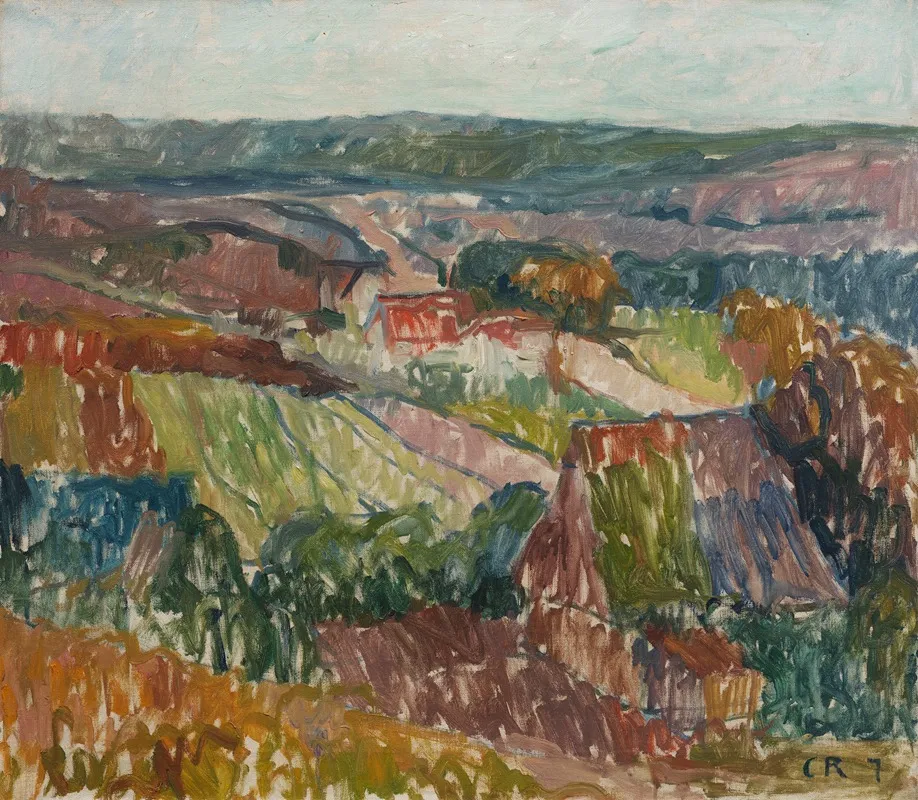 Landschaft Bei Hetschburg