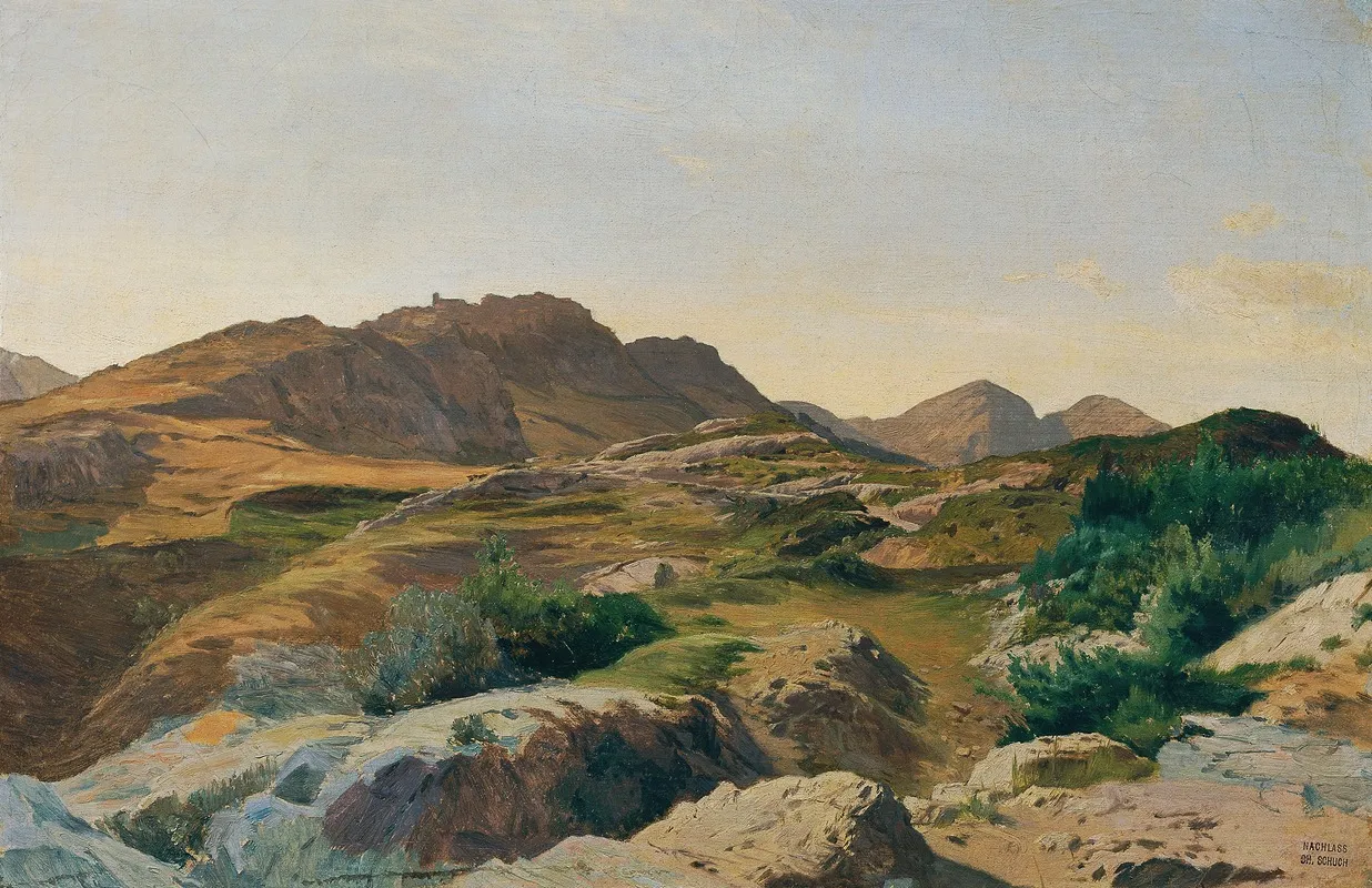 Landschaft Im Sabinergebirge